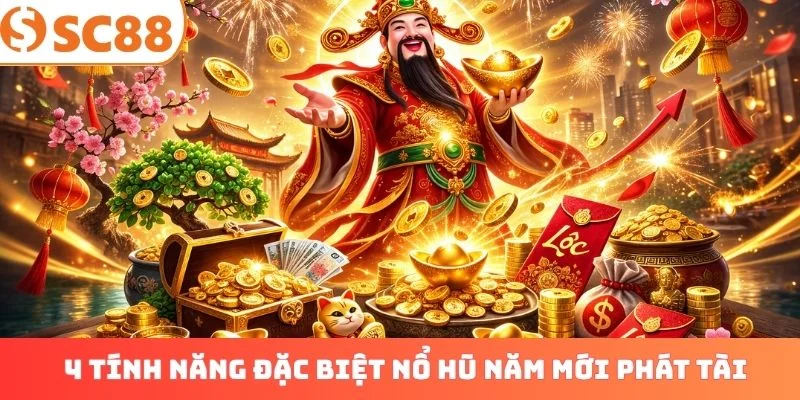 4 tính năng đặc biệt nổ hũ Năm Mới Phát Tài